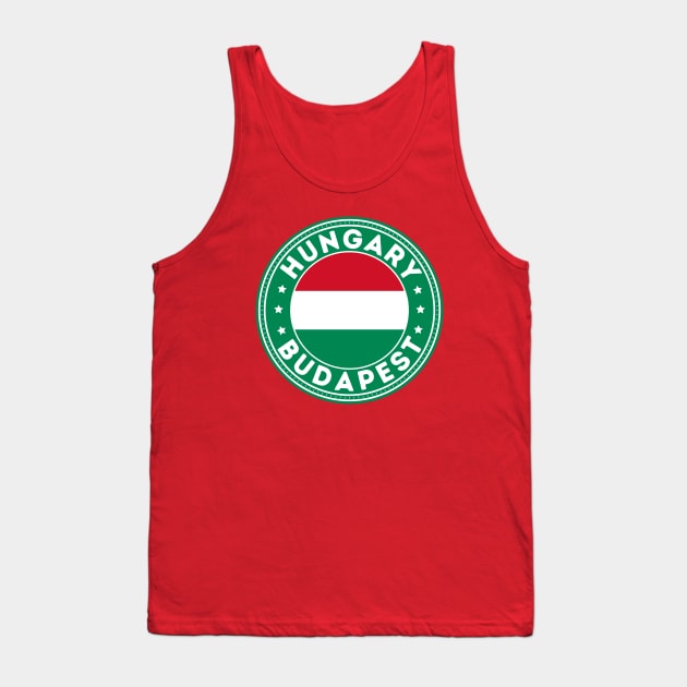 Budapest Hungary Tank Top by footballomatic